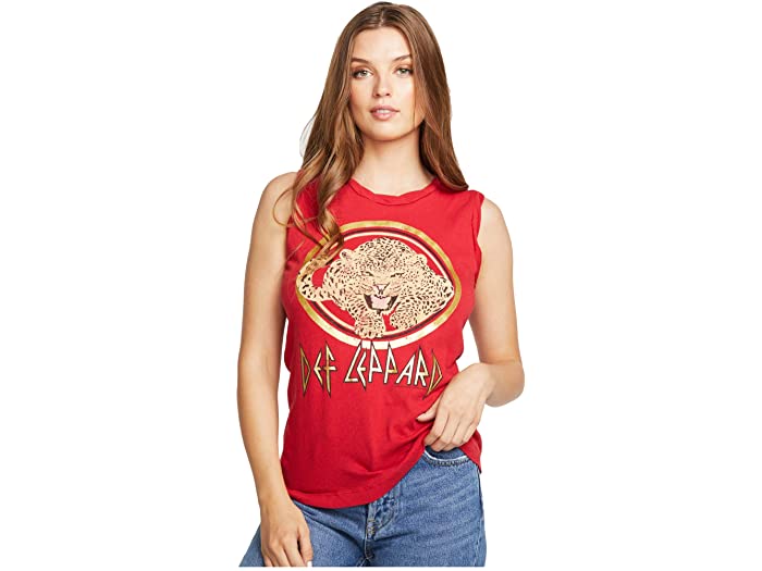 Chaser, Women - Tees,  Chaser Def Leppard Muscle Tank - Animal