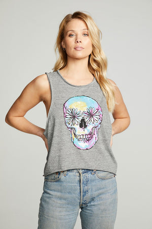 Chaser Flower Skull Tank - Eden Lifestyle