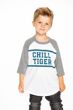 Chaser, Boy - Tees,  Chaser Boys Vintage Jersey Raglan Chill Tiger Tee