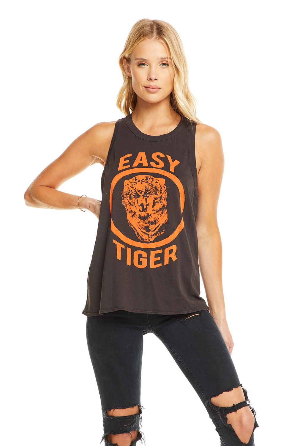Chaser, Women - Shirts & Tops,  Chaser Easy Tiger