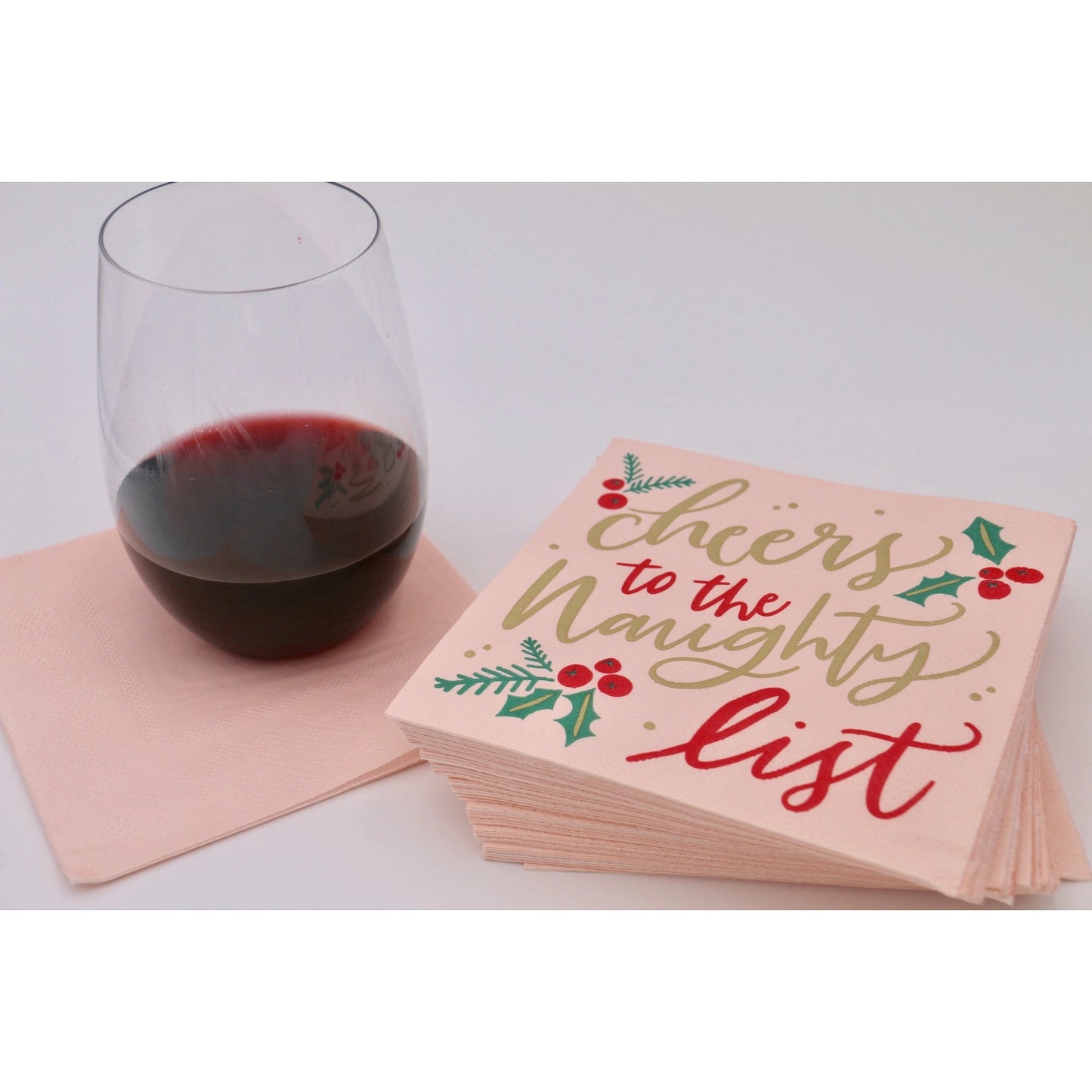 Naughty Deserve Wine 3 ply Cocktail Napkins 20ct - Eden Lifestyle