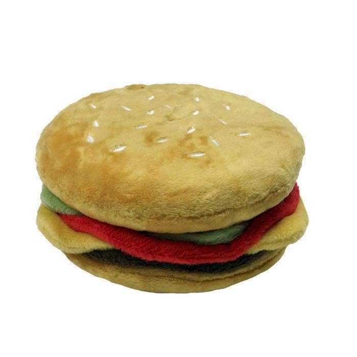 Cheeseburger Super-Squeaker Toy - Eden Lifestyle