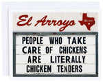 Chicken Tenders Greeting Card - Eden Lifestyle
