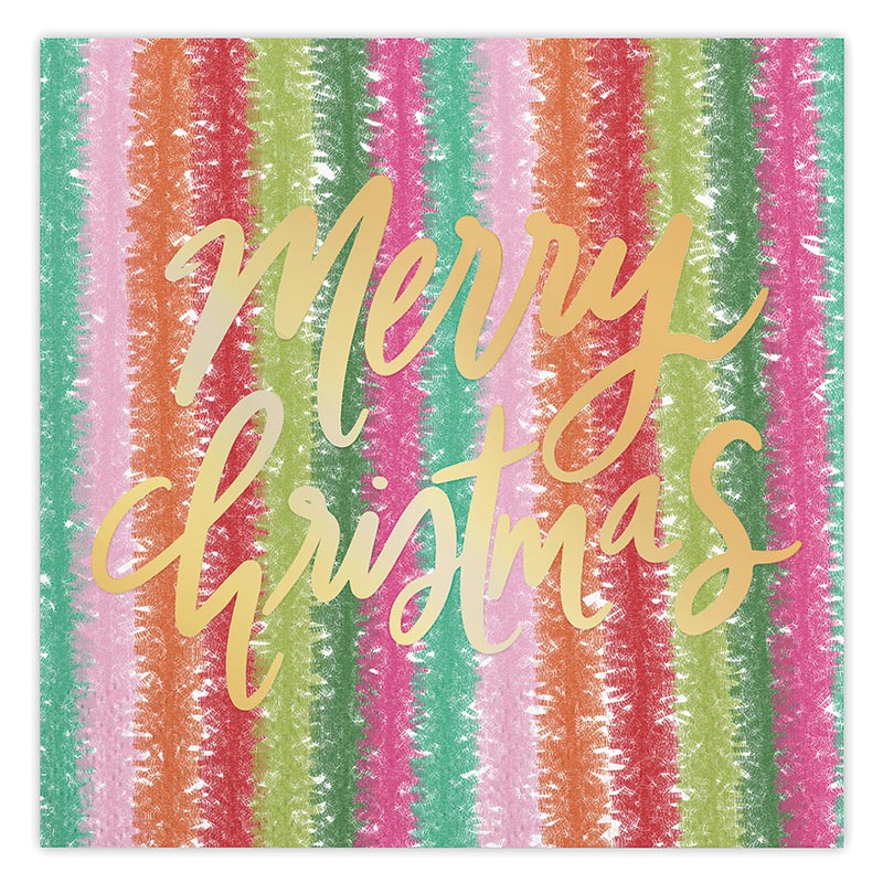 Christmas Garland Beverage Napkins - Eden Lifestyle