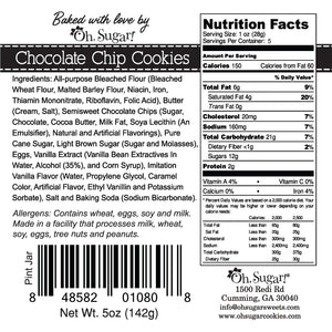 Chocolate Chip - You Totally Deserve Cookies - Pint Jar - Eden Lifestyle