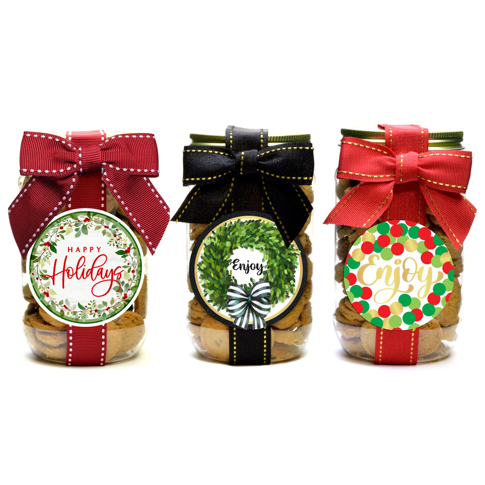 Chocolate Chip Cookies Christmas Pint Jar - Eden Lifestyle