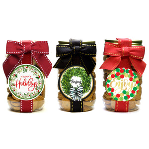 Chocolate Chip Cookies Christmas Pint Jar - Eden Lifestyle