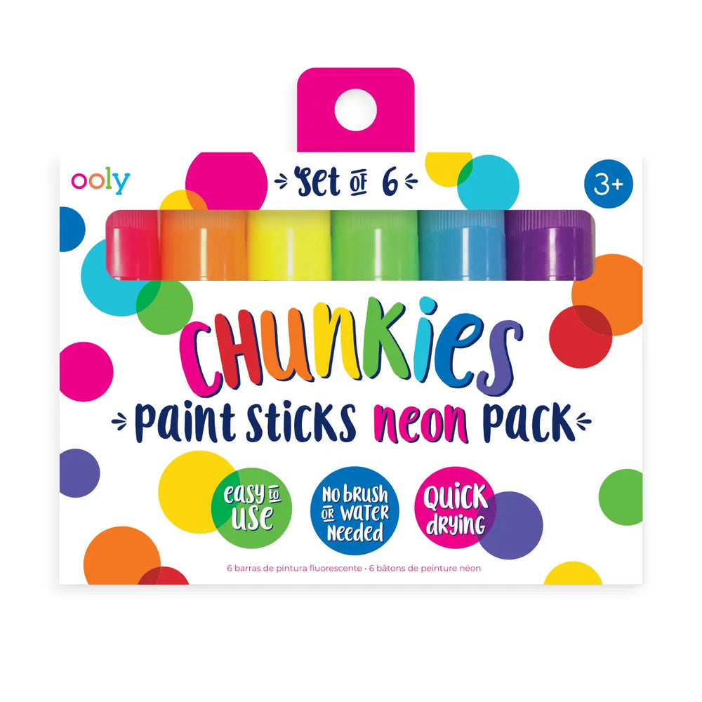 Chunkies Paint Sticks Neon - Set of 6 - Eden Lifestyle