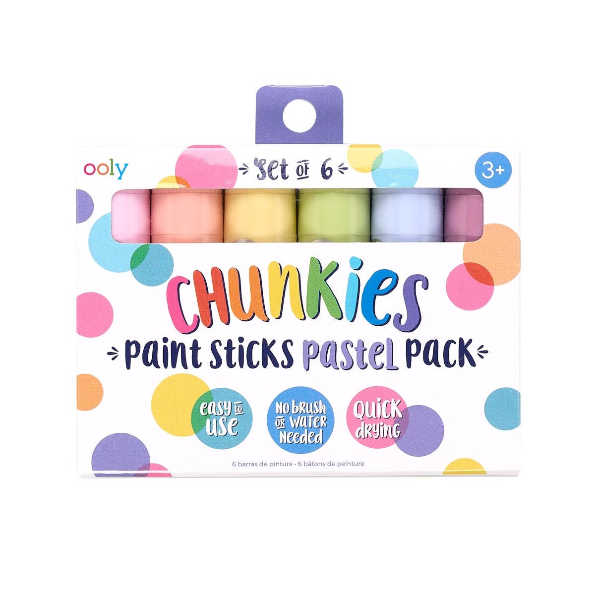 Chunkies Paint Sticks: Pastel - Set of 6 - Eden Lifestyle