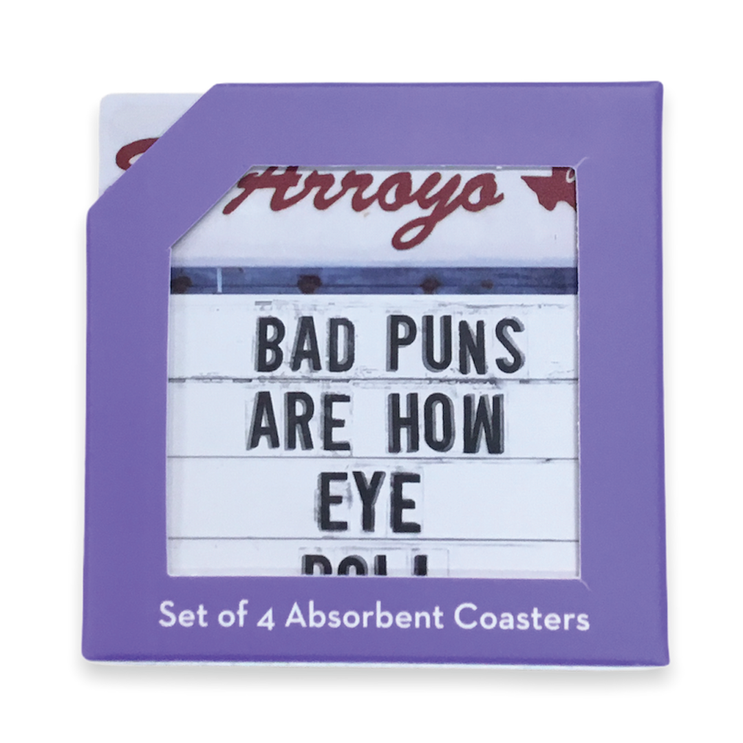 Coaster Set - Dad Jokes - Eden Lifestyle