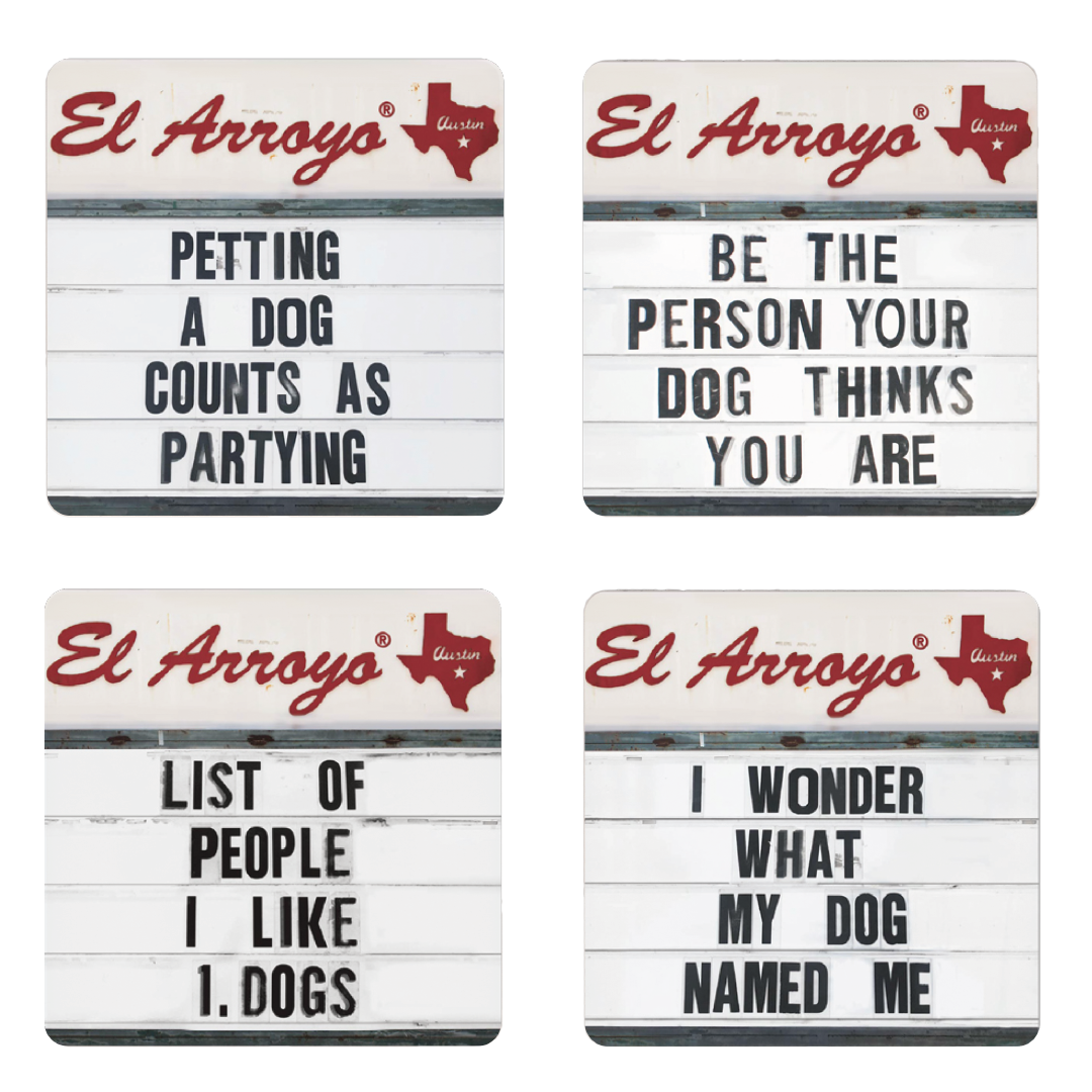 Coaster Set - You Lucky Dog - Eden Lifestyle