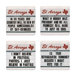 El Arroyo, Home - Decorations,  El Arroyo Political Parties Coaster Set