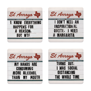 El Arroyo, Home - Decorations,  El Arroyo Social Distancing Coaster Set