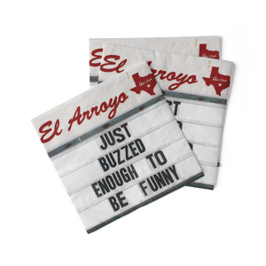 Cocktail Napkins (Pack of 20) - Buzzed Enough - Eden Lifestyle