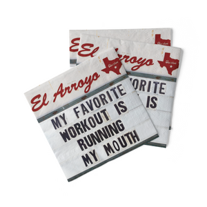 Cocktail Napkins (Pack of 20) - Running My Mouth - Eden Lifestyle