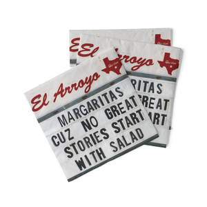 Cocktail Napkins (Pack of 20) - Salad Stories - Eden Lifestyle