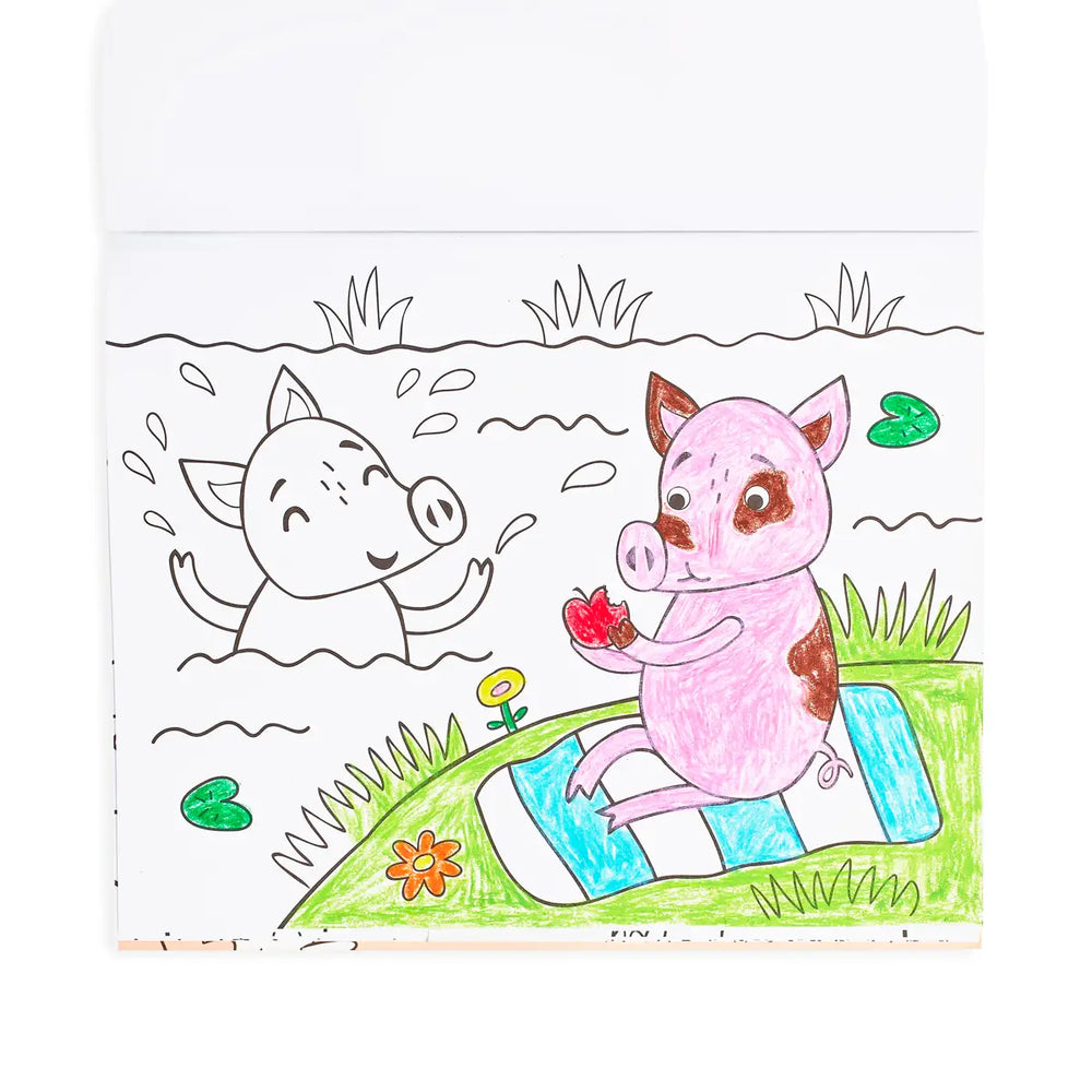 Color-in' Book: Little Farm Friends (8" x 10") - Eden Lifestyle