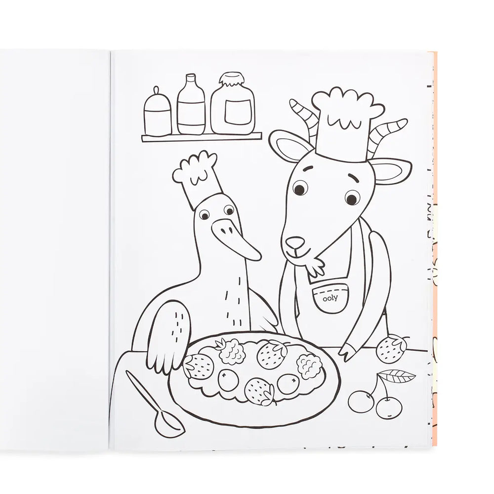 Color-in' Book: Little Farm Friends (8" x 10") - Eden Lifestyle