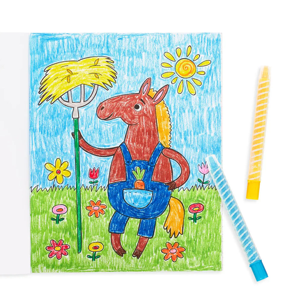 Color-in' Book: Little Farm Friends (8" x 10") - Eden Lifestyle