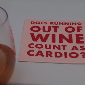Count as Cardio 3 ply Funny Cocktail Napkins 20ct - Eden Lifestyle