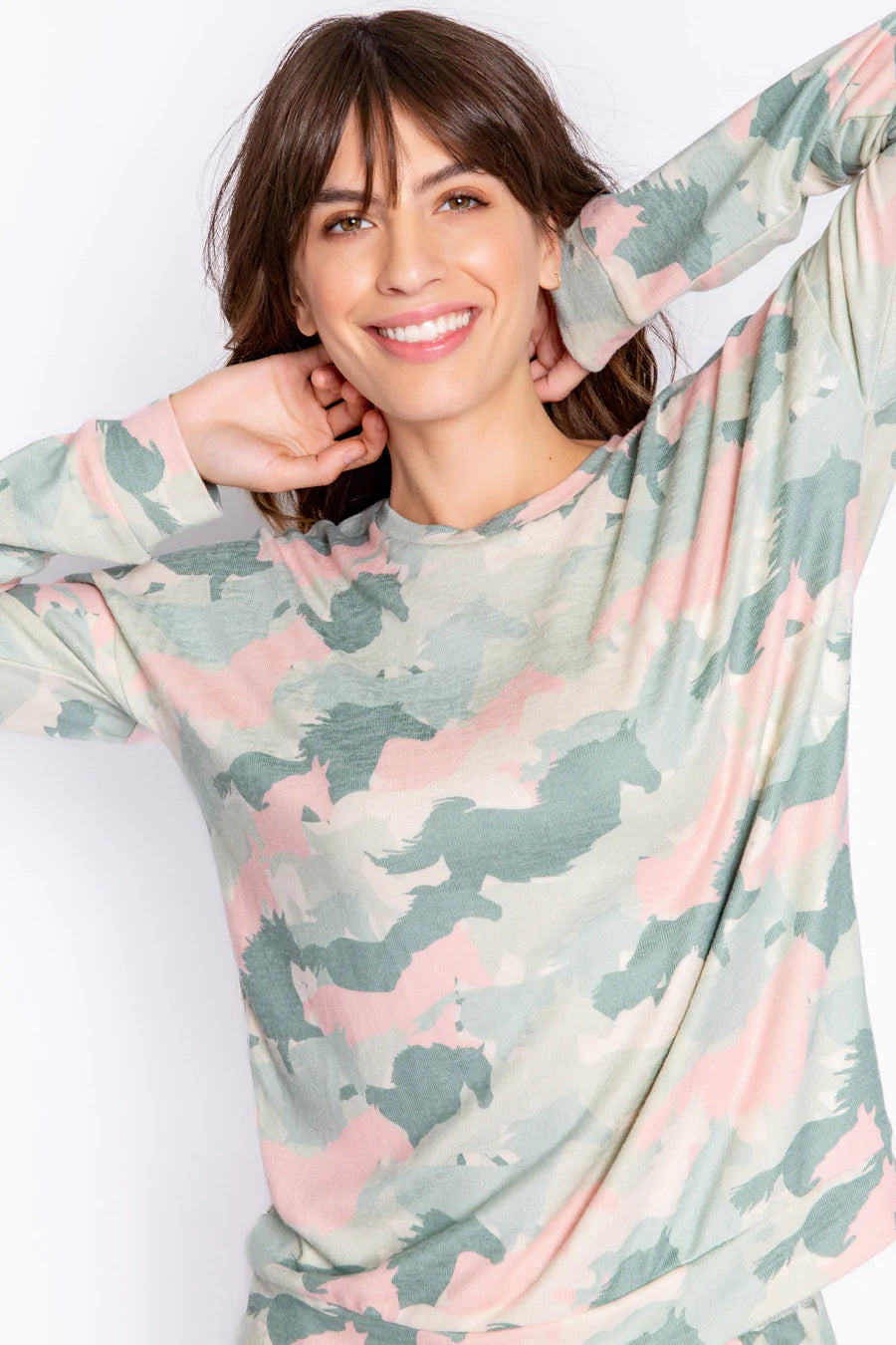 Country Camo Long Sleeve Top - Eden Lifestyle
