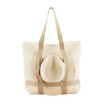 Cream Tote Bag and Hat Set - Eden Lifestyle
