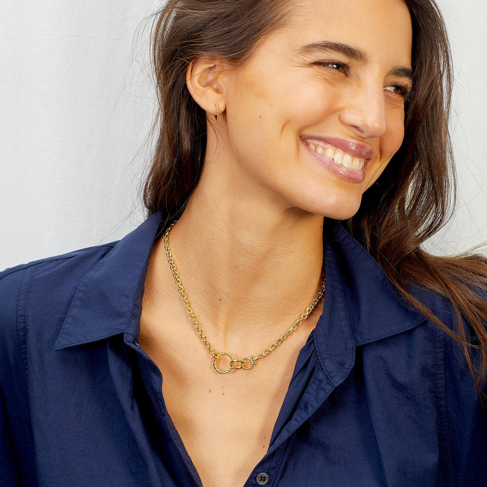 Gorjana parker link necklace deals