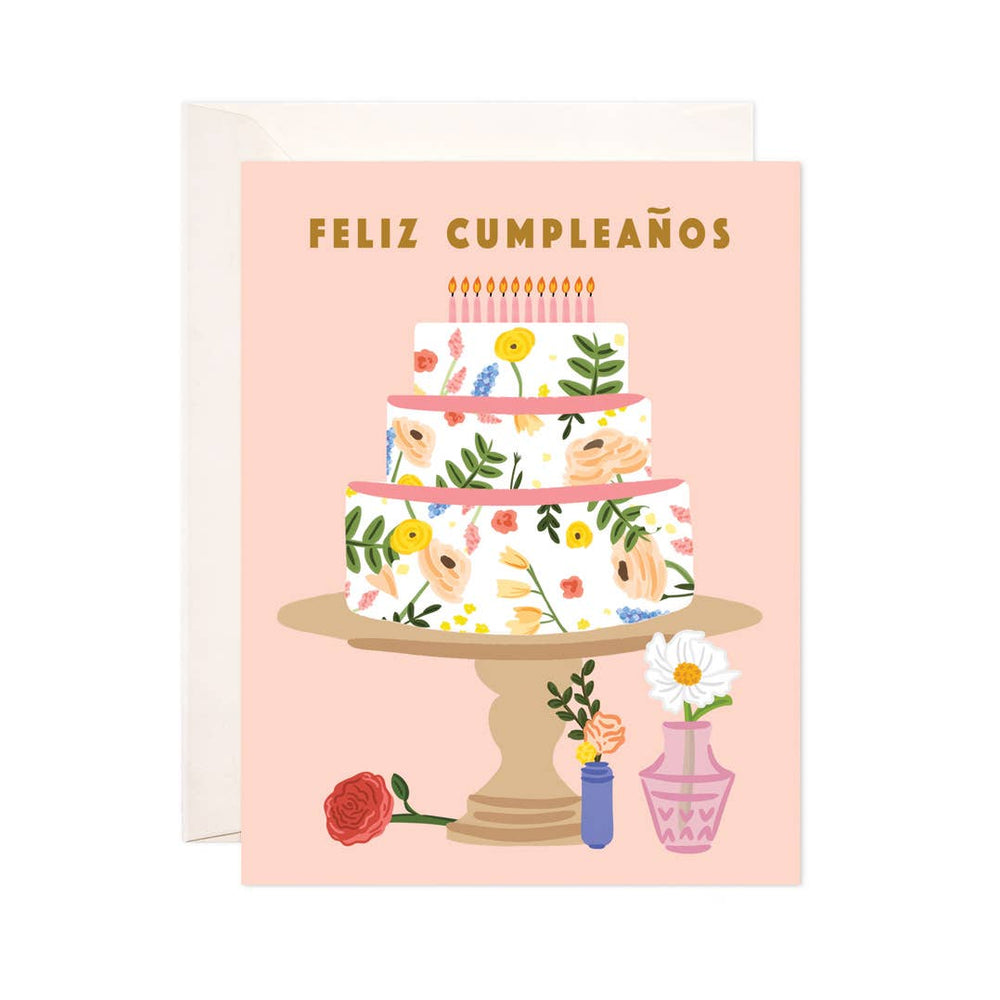 Cumpleaños Cake Greeting Card - Eden Lifestyle