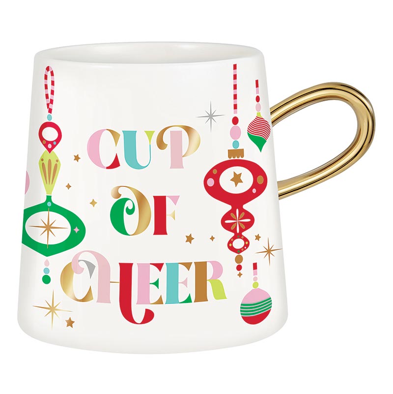 Cup of Cheer Tapered Mug - Eden Lifestyle
