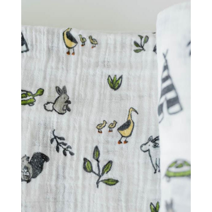 Little Unicorn, Baby - Swaddles,  Little Unicorn Swaddle - Forest Friends