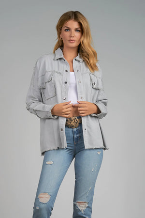 Dawn Grey Jacket - Eden Lifestyle