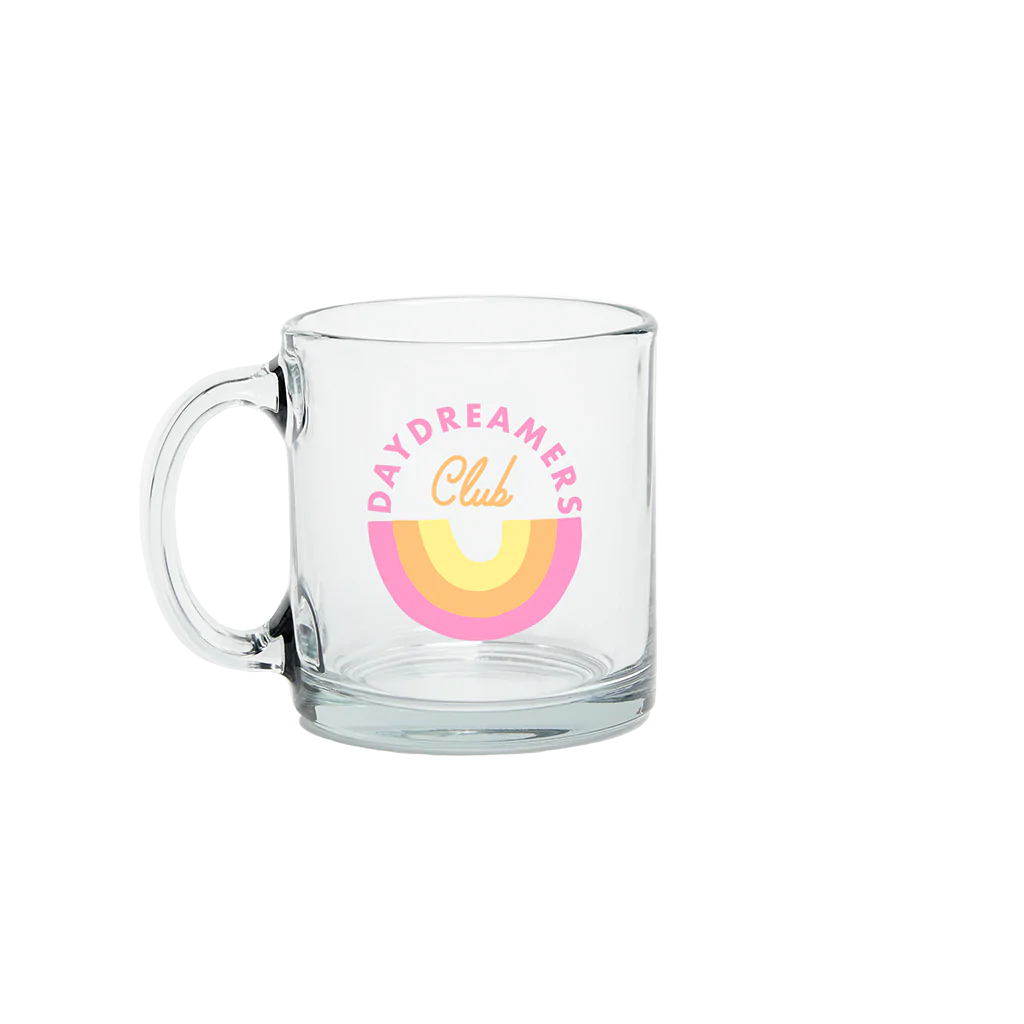 Day Dreamers Club Glass Mug - Eden Lifestyle