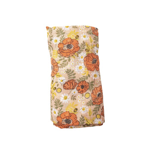 Desert Poppies Swaddle Blanket - Eden Lifestyle