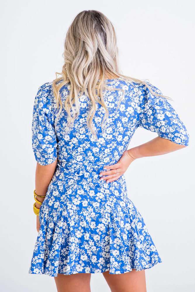 Ditzy Floral Wrap Dress - Eden Lifestyle