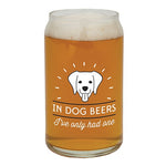Eden Lifestyle, Home - Drinkware,  Dog Beers Beer Can Glass