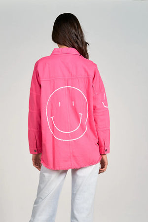 Dolly Pink Shacket - Eden Lifestyle