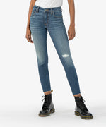 Donna High Rise Fab Ab Ankle Skinny (Sustainable Fabric, Wakeful Wash) - Eden Lifestyle
