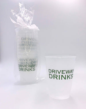Driveway Drinks Reusable Cups - Set of 10 Cups - Eden Lifestyle