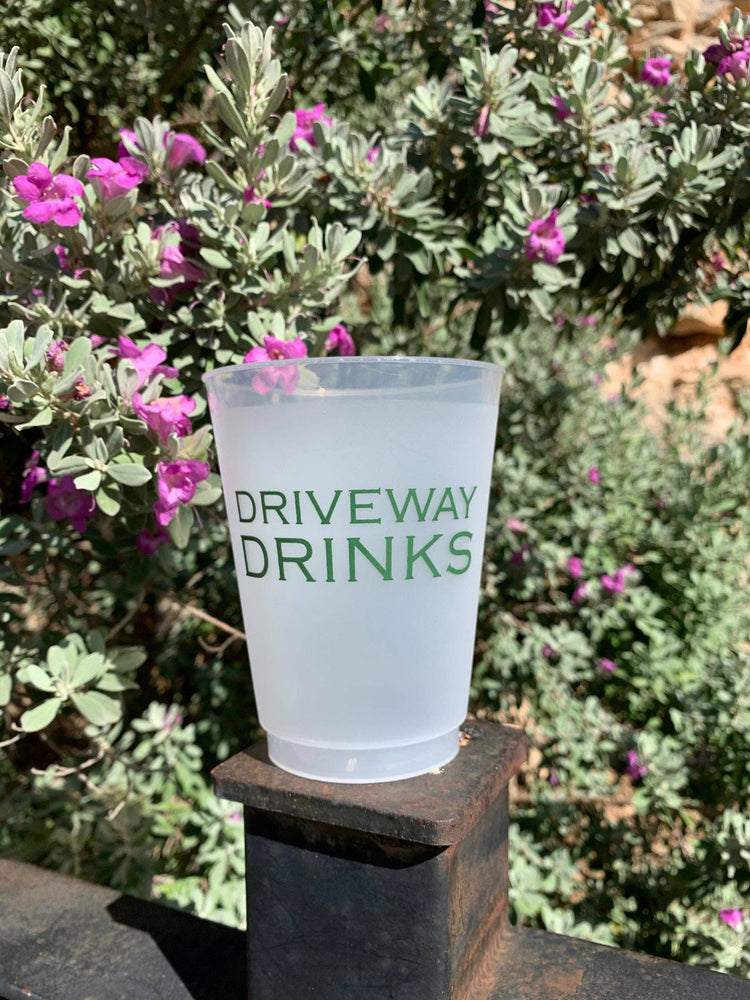 Driveway Drinks Reusable Cups - Set of 10 Cups - Eden Lifestyle