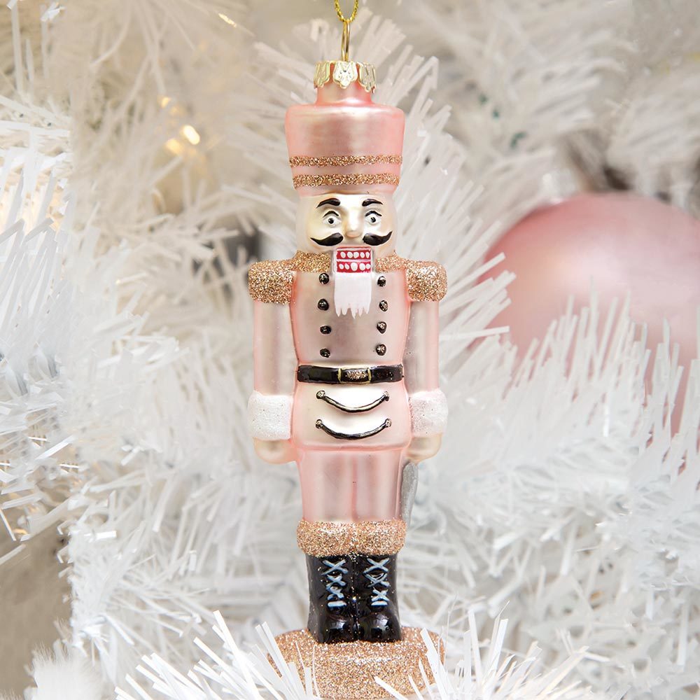 Eden Lifestyle, Gifts - Kids Misc,  Rose Gold Nutcracker Ornament