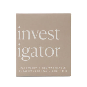 Paddywax Enneagram #5 Investigator 6 oz Candle - Eucalyptus Santal - Eden Lifestyle