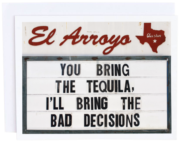 El Arroyo Bad Decisions Card - Eden Lifestyle