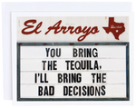 El Arroyo Bad Decisions Card - Eden Lifestyle