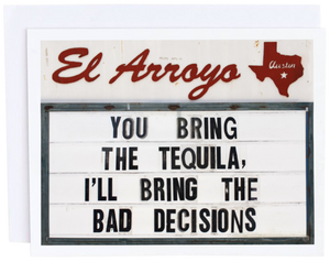 El Arroyo Bad Decisions Card - Eden Lifestyle