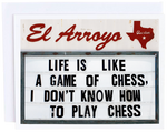 El Arroyo Chess Card - Eden Lifestyle