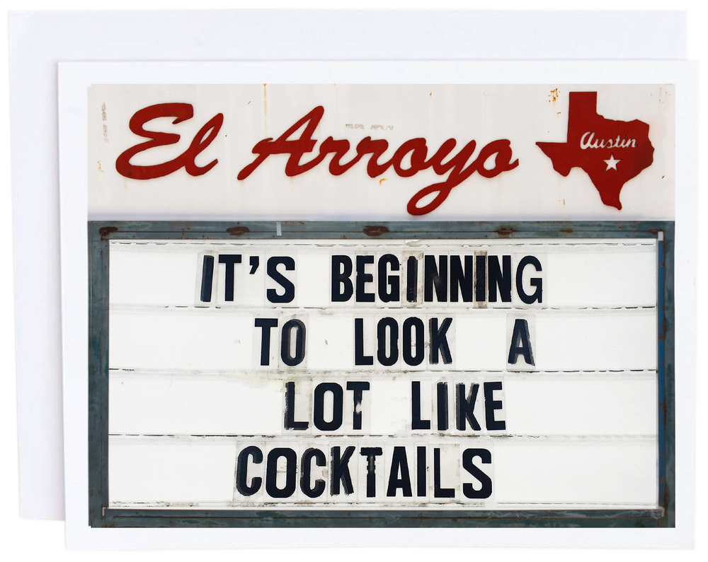 El Arroyo Cocktails Card - Eden Lifestyle