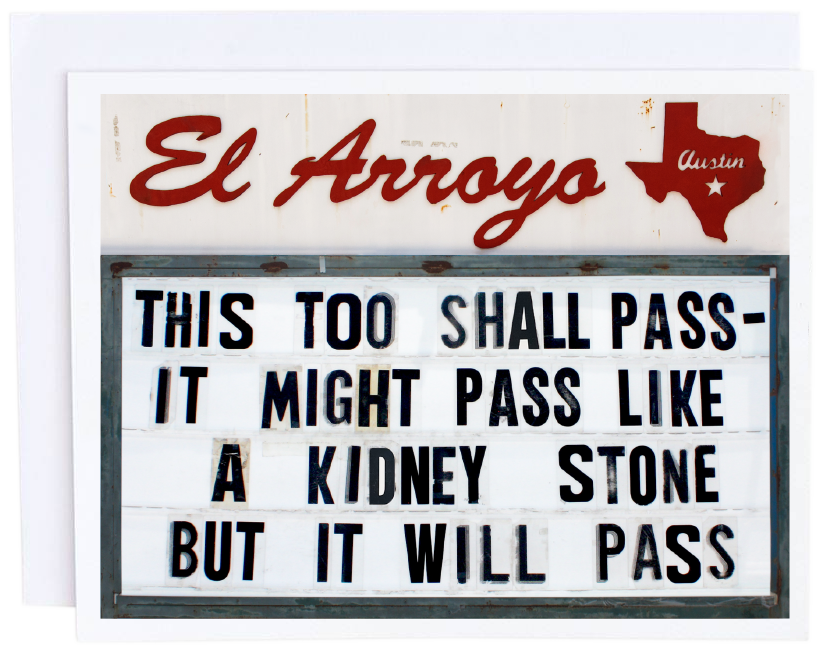 El Arroyo Kidney Stone Card - Eden Lifestyle