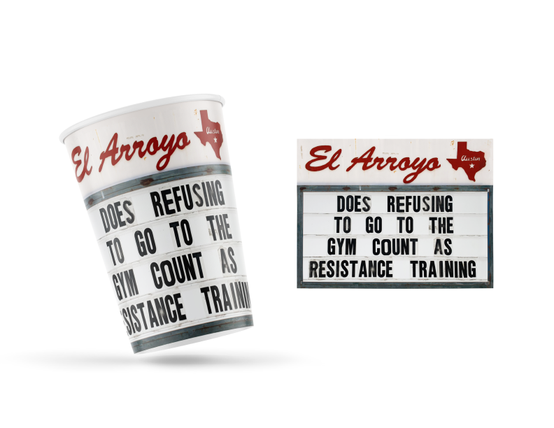 El Arroyo Resistance Training 12 oz Party Cups (Pack of 12) - Eden Lifestyle