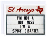 El Arroyo Spicy Disaster Card - Eden Lifestyle