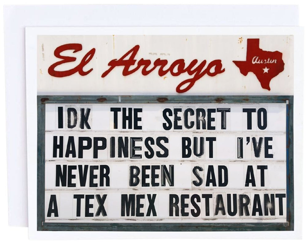 El Arroyo Tex Mex Card - Eden Lifestyle